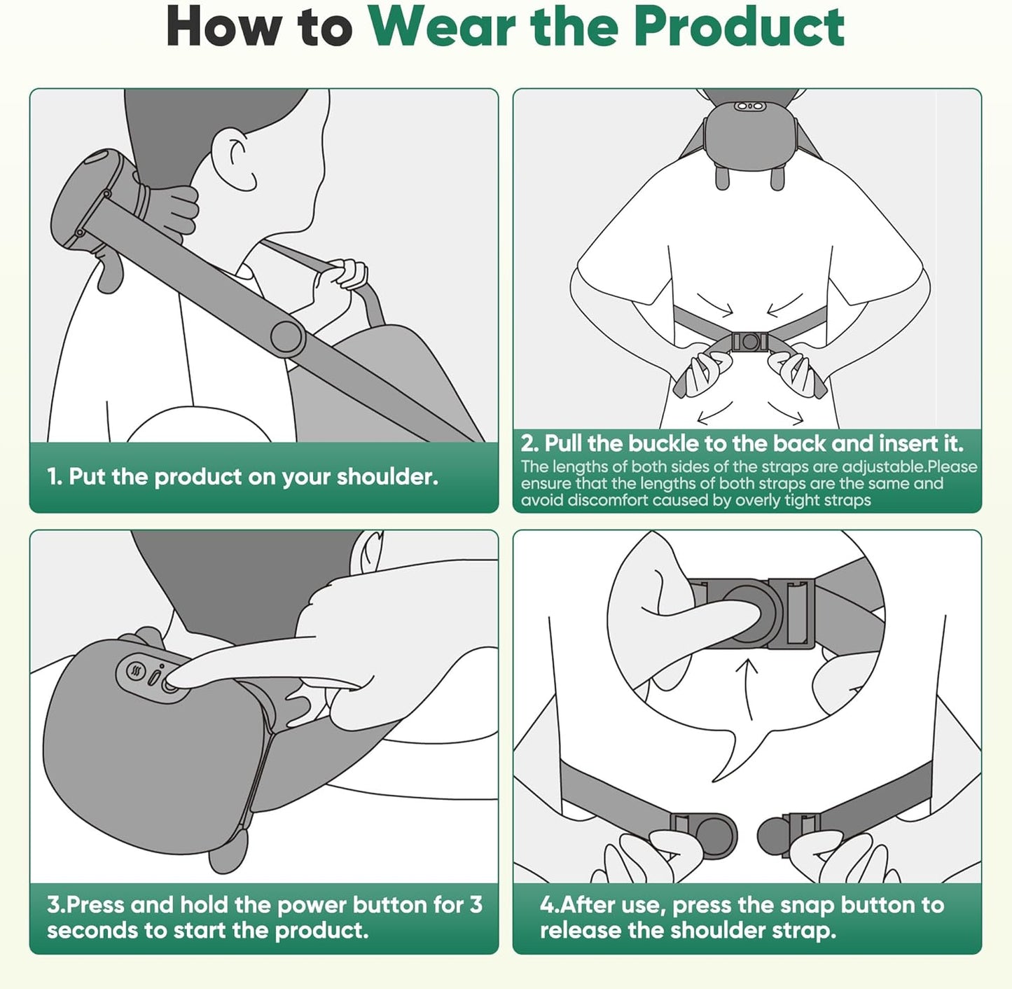 The Handiva Massager with Heat Neck Massagers, Deep Tissue 3D Kneading Shiatsu™