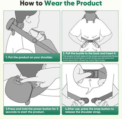 The Handiva Massager with Heat Neck Massagers, Deep Tissue 3D Kneading Shiatsu™